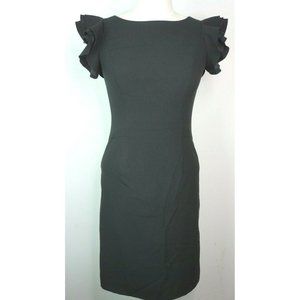 Ann Taylor Little Black Dress Size 0 Fitted Sheath